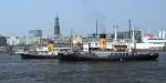 Dampf-Eisbrecher  Stettin  und  Wal  im Hamburger Hafen, am 07.05.06. 817.Hafengeburtstag.