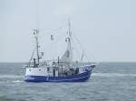 Krabbenkutter  SD13-Antares-Friedrichskoog   befindet sich auf den Gewssern vor Helgoland;090827