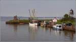 Der kleine Hafen von Varel-Dangast am Jadebusen. 23.08.2009