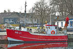 NIE 21 am 17.2.2019 im Hafen von Niendorf/Ostsee.