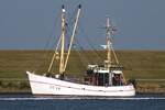 Fischereifahzeug („Fischkutter“) SC 14 / MARET; Datum: 25.07.2026; Aufnahmeort: Nordsee/Hafen B�sum, Deutschland.