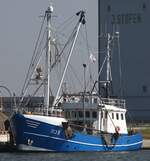 Fischereifahzeug („Fischkutter“) SD  9; Datum: 25.07.2026; Aufnahmeort: Nordsee/Hafen B�sum, Deutschland.
