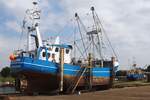 Fischereifahzeug („Fischkutter“) SU 14 / MADONNA; Datum: 25.07.2026; Aufnahmeort: Nordsee/Hafen B�sum, Deutschland.