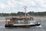 Fischereifahrzeug TRA 4 ANKE am 09.07.2022 in der Ostsee vor Lübeck-Travemünde