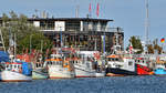 Fischerboote im Fischereihafen Lübeck-Travemünde.