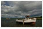 Fischerboot an der Kste bei Murrisk, Irland County Mayo