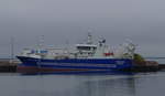 Das 80m lange Fischereifahrzeug VIKINGUR AK 100 am 17.06.19 in Reykjavik