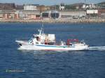 PF 2083 NUOVA MAREA am 16.5.2014 vor Piombino, Toskana, Italien /  Fischerboot / 28 x 6 m  