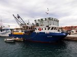 Kroatisch Fischereischiffe Katun in Cres am 21.9.2016.