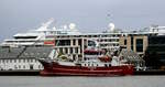 Das 37m lange Fangschiff N-25-ME EINAR ERLEND am 25.09.23 in Alesund