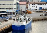 Die Troenderhav, ein Fischfangfahrzeug, am 03.09.16 in Honnigsvag.