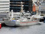 Fischfangschiff SVANAUG ELISE, ST-19-F, am 06.09.16 in Alesund (NOR)