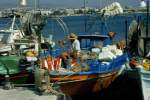 Ein Fischerboot auf der Insel Zypern im November 1996