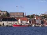 Historische Schiffe im Museumshafen von Flensburg (12.10.2009).