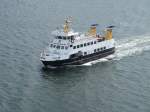 MS Laboe der Frdefhrlinie ist am 09.06.2011 im Hafenbereich Kiel unterwegs.