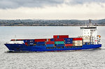 Containerschiff LISA (IMO 9287704) am 23.08.2016 beim Verlassen der Kieler Förde