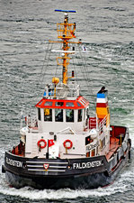Schlepper FALCKENSTEIN am 10.02.2016 im Hafen von Kiel