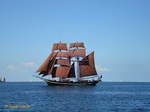 Unbekanntes Segelschiff auf der Kieler Förde am 22.6.2009 (Kieler Woche)