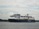COLOR MAGIC (IMO 9349863) am 19.6.2012 Kiel auslaufend, auf der Kieler Förde /  Fährschiff / BRZ 75.156 / Lüa 223,9 m, B 35 m, Tg 6,8 m / 4 Diesel mit Getriebe, Wärtsilä,