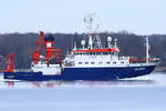 ALKOR , Forschungsschiff , IMO 8905880 , Baujahr 1990 , 54.6 × 12.5m , Kieler Förde 17.02.2018  