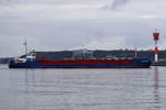 AMADEUS GOLD , General Cargo , IMO 9479565 , Baujahr 2010 , 87.5 × 11m , 17.02.2018 vor der Einfahrt in die Schleuse Kiel-Holtenau
