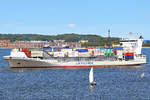 Feederschiff VERA RAMBOW (IMO 9432220) am 23.06.2019 in der Kieler Förde