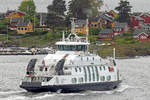 Fähre KONGEN (IMO 9481166) im Oslofjord / Norwegen.