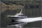 Die SEA EXPRESS aus Bergen (Norwegen) ist im Aurlandsfjord, einem Nebenarm des Sognefjordes unterwegs. Sie kann bis zu 40 Passagiere mit einer Geschwindigkeit von 35 kn transportieren. 27.09.2012