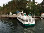 Stockholm-MS  Silverö  auf dem kanal zwischen Vaxholm und Rindö.