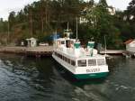 Stockholm-MS  Silver  auf dem kanal zwischen Vaxholm und Rind.