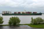 CHOAPA TRADER  Containerschiff    Lühe   07.05.2014     294 x 32m