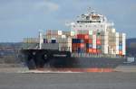 NORTHERN DEXTERITY  Containerschiff    Lühe  02.04.2015   231 x 32 m  