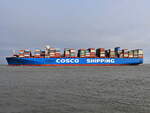 COSCO SHIPPING STAR , Containerschiff , IMO 9795658 , Baujahr 2019 , 399.9 x 58.6 m , 21237 TEU , Cuxhaven , Alte Liebe , 27.12.2025