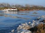 DETTMER TANK 48, Berlin  auf der Elbe im unteren Schleusenkanal Geesthacht; 25.01.2009  