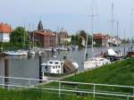 Blick in den Binnenhafen von Gl�ckstadt; 26.04.2009  