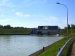 Rheinschleuse bei Rheinau(Rhinau)/Elsa�, Aug.2014