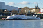 FGS Stolzenfels der KD am Rheinanleger in Bonn - 16.01.2020