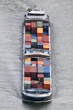 GMS Impuls II (Ex-Name: Speranza), ENI 2327288, Flagge NED, Bj 2005 in der Rheinschleife bei Boppard am 23.09.2022.