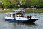 Rhein-Personenfähre NIXE zwischen Erpel und Remagen - 30.04.2023