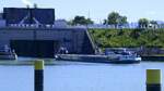 GMS Saketa, ENI 06004091, rheinaufwärts vor der Schleuse Vogelgrün/Elsaß, Sept.2025