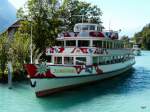 Brienzersee - MS Jungfrau im Aarekanal in Interlaken am 14.09.2012