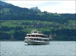 Das Motorschiff  Stadt Thun  aufgenommen an auf dem Thuner See am 29.07.08. (Jeanny)