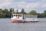 HAMBURG, 20.09.2012, Fahrgastschiff Sielbek auf der Außenalster