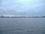 Der Blick ber die Alster. Bild vom 08.09.2006