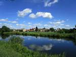 Blick auf den VOßKANAL , Teil der OBEREN-HAVEL-WASSERSTRASSE am 03.09.2020.