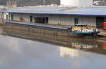 Maverick (2320996) im Plochinger Hafen 14.01.2024