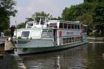 Fast geschafft: Wendemanver auf der Ruhr 28.05.2012, Fahrgastschiff  Herinrich Thne  (Pers.