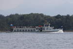  MS Berta  der Chiemsee-Schifffahrt am 20. September 2020 auf dem Weg nach Prien-Stock.
