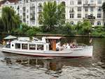 Kleines Motorschiff Heidelberg auf der Spree,Berlin im Sommer 2007