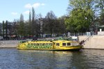 Ausflugschiff  Belvedere  auf der Spree nahe der Museumsinsel am 22.04.2016 in Berlin.